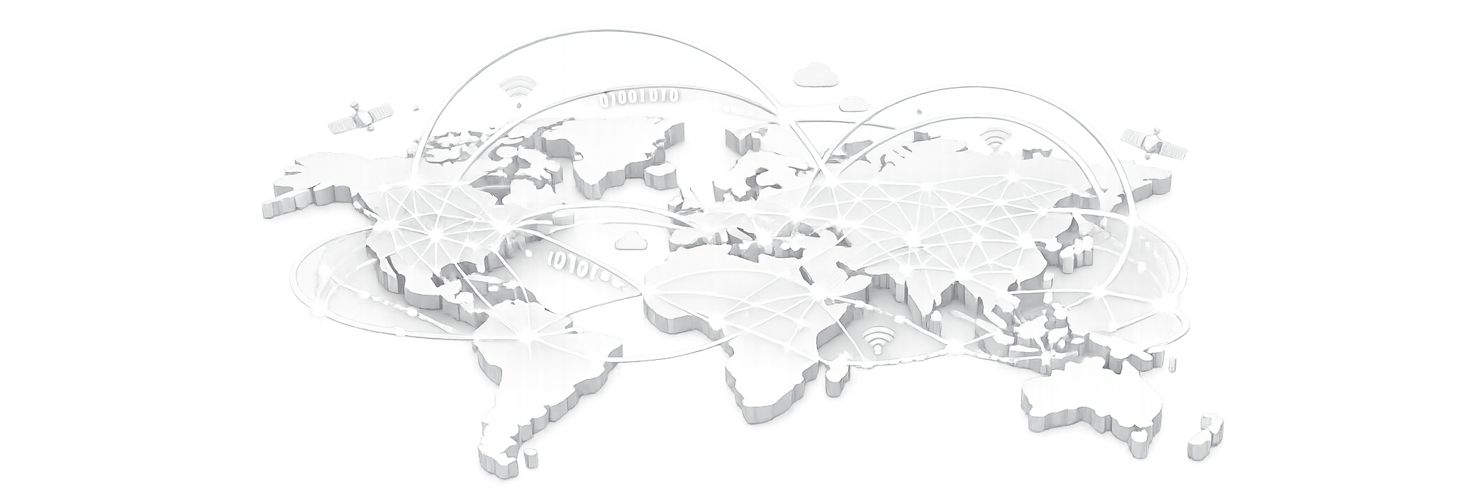 Карта доступных локаций SafeRoute VPN